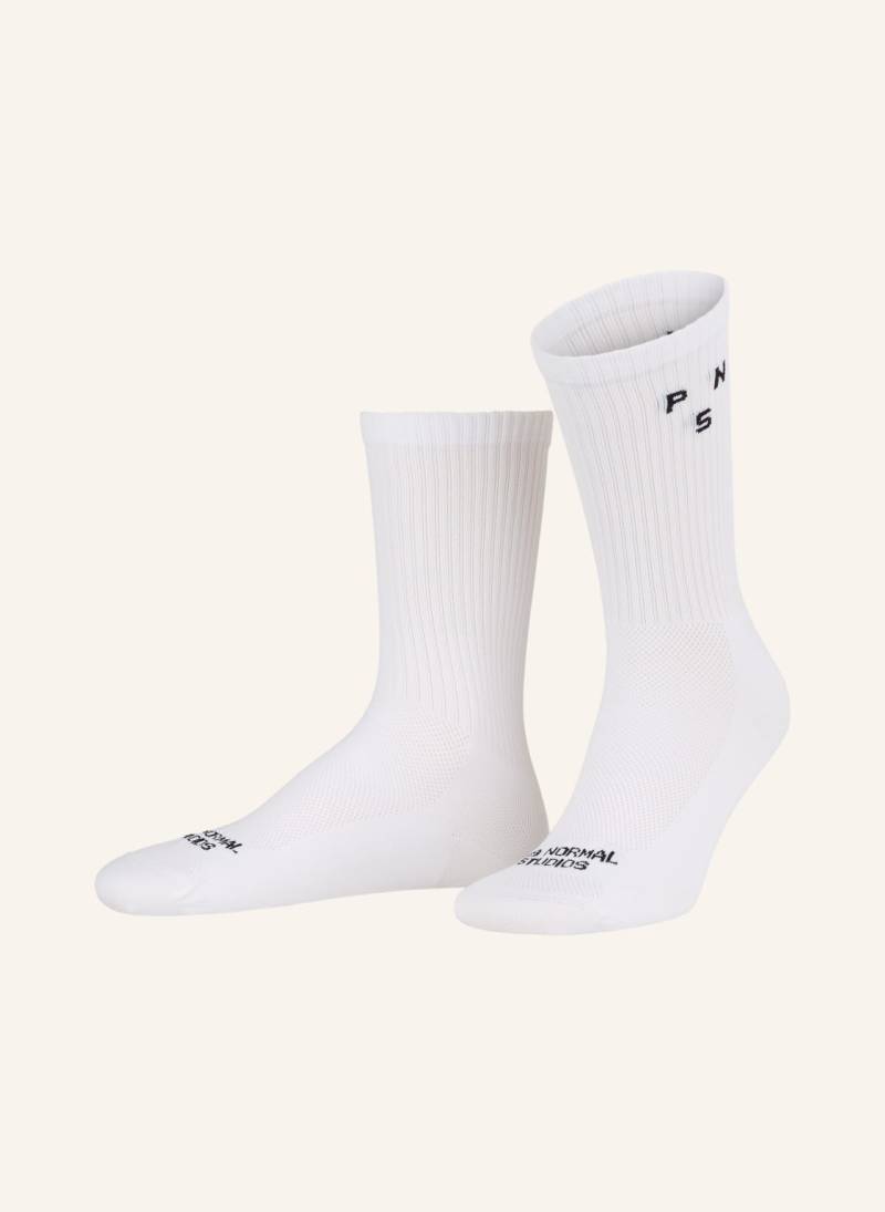 Pas Normal Studios Sportsocken Off-Race weiss von PAS NORMAL STUDIOS