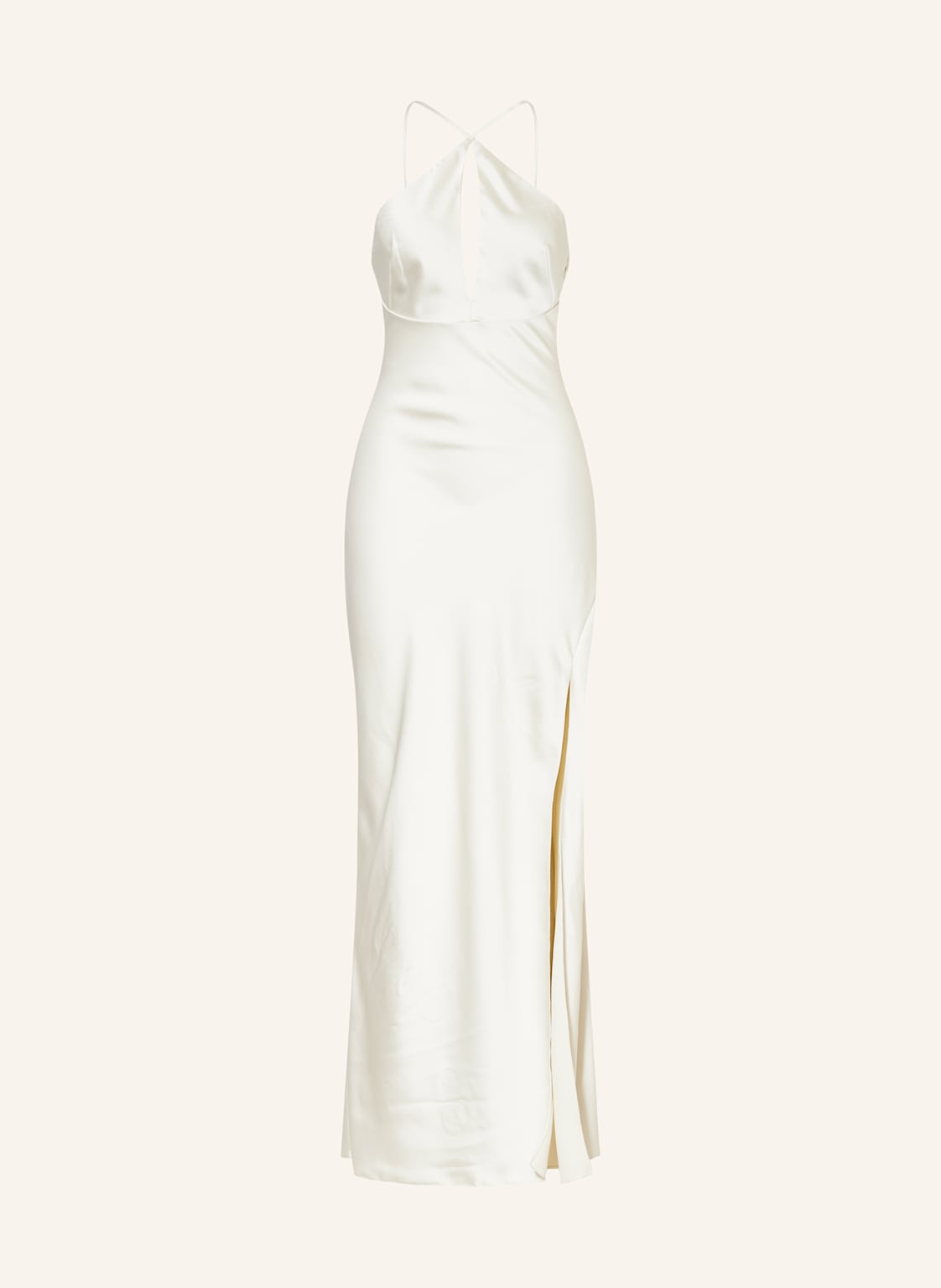 Patrizia Pepe Abendkleid Aus Satin beige Patrizia Pepe Abendkleid Aus Satin beige von PATRIZIA PEPE