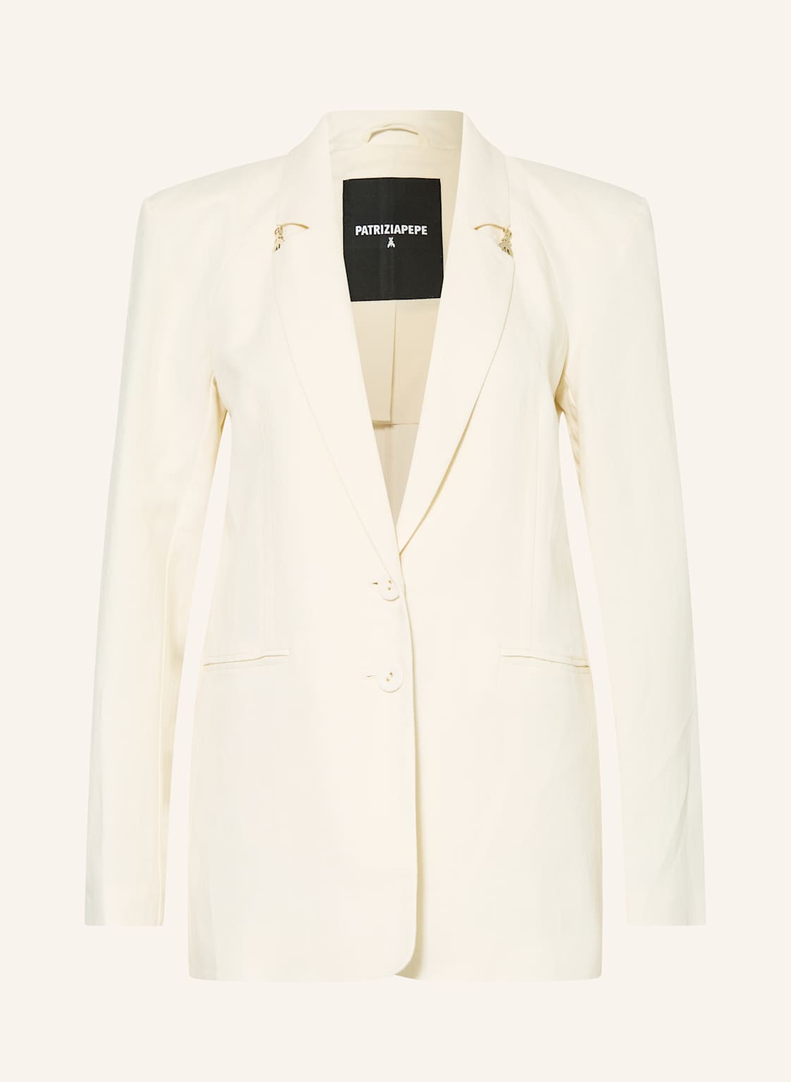 Patrizia Pepe Blazer Mit Leinen beige Patrizia Pepe Blazer Mit Leinen beige von PATRIZIA PEPE