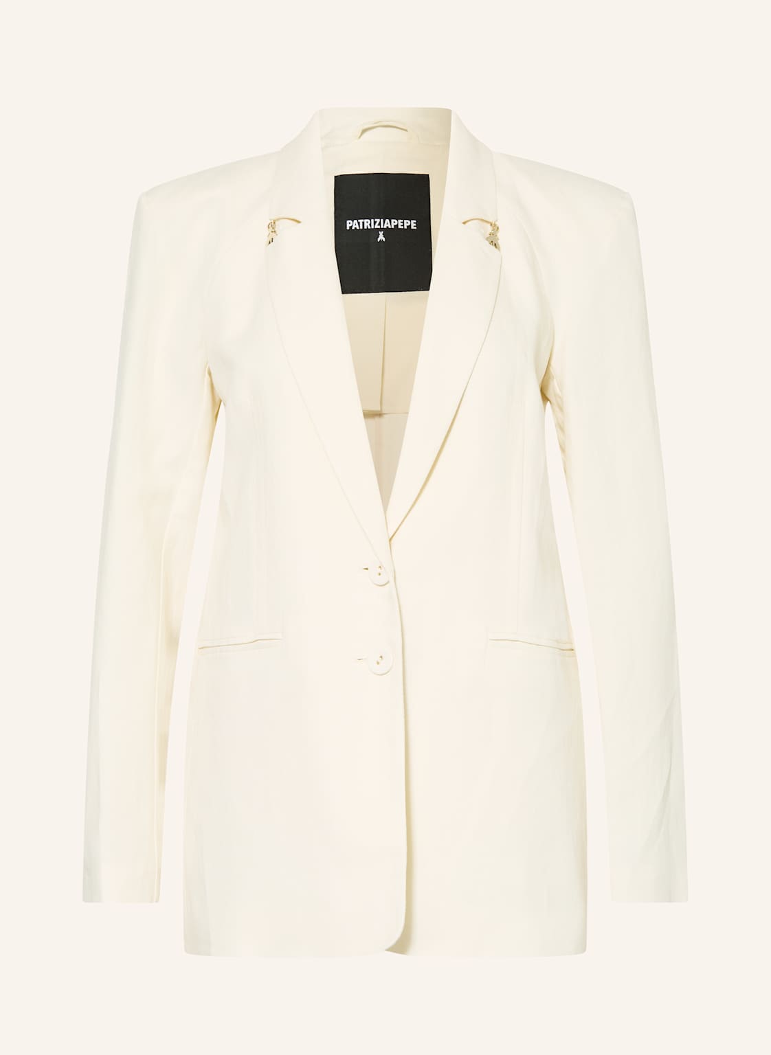 Patrizia Pepe Blazer Mit Leinen beige von PATRIZIA PEPE