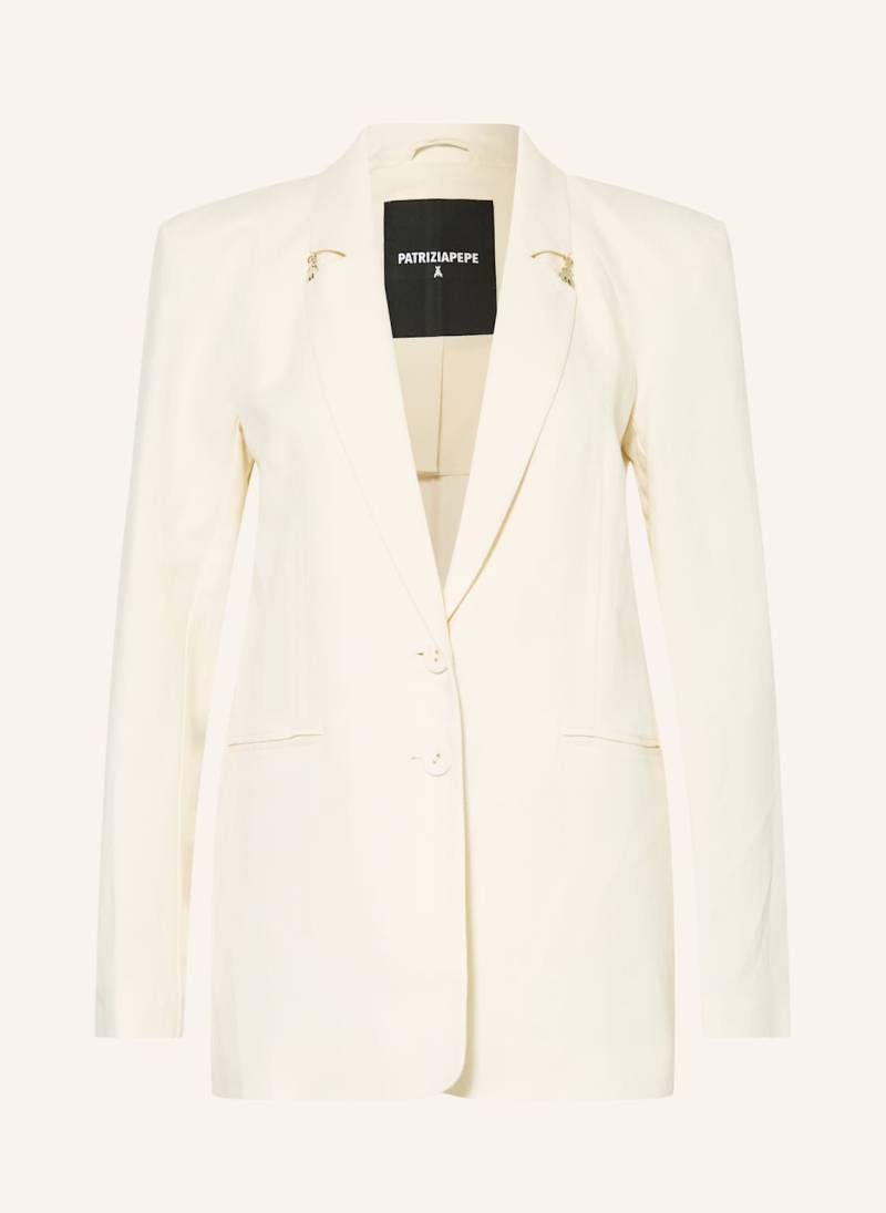 Patrizia Pepe Blazer Mit Leinen beige von PATRIZIA PEPE