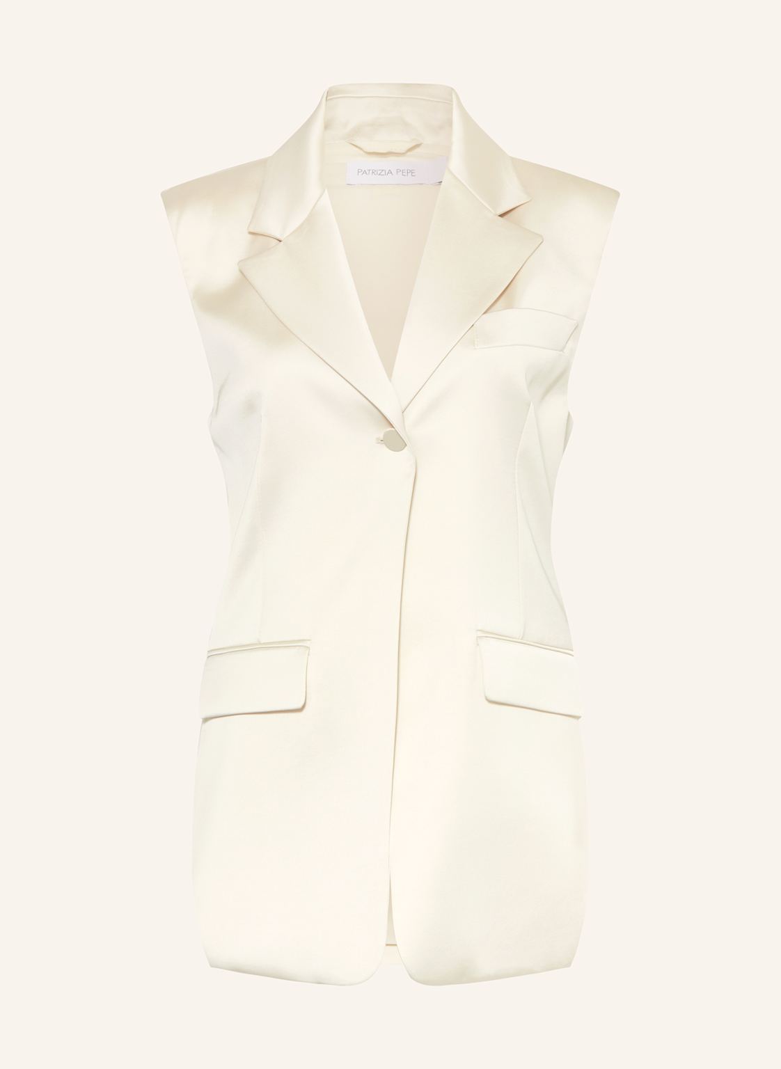 Patrizia Pepe Blazerweste Giacca beige Patrizia Pepe Blazerweste Giacca beige von PATRIZIA PEPE