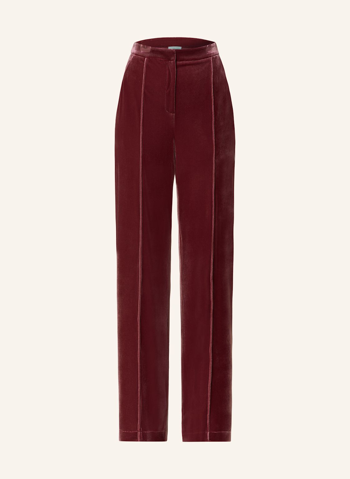 Patrizia Pepe Marlenehose Aus Samt rot Patrizia Pepe Marlenehose Aus Samt rot von PATRIZIA PEPE
