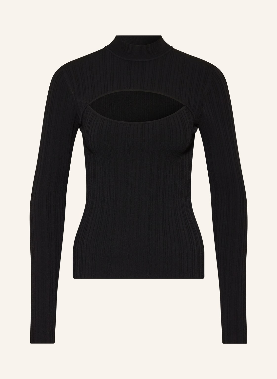 Patrizia Pepe Pullover Mit Cut-Out schwarz von PATRIZIA PEPE