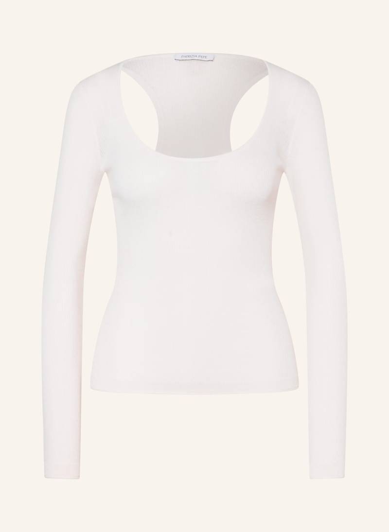 Patrizia Pepe Pullover Mit Cut-Outs weiss von PATRIZIA PEPE