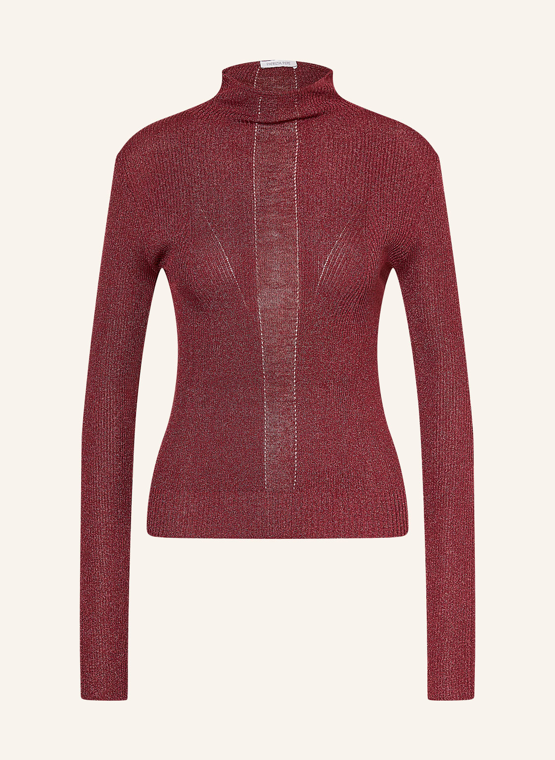 Patrizia Pepe Pullover Mit Glitzergarn rot von PATRIZIA PEPE