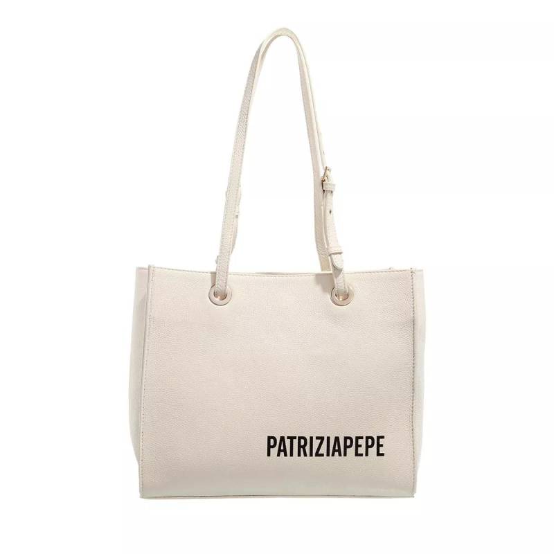 Patrizia Pepe Schultertasche - Bag - Gr. unisize - in Creme - für Damen von PATRIZIA PEPE