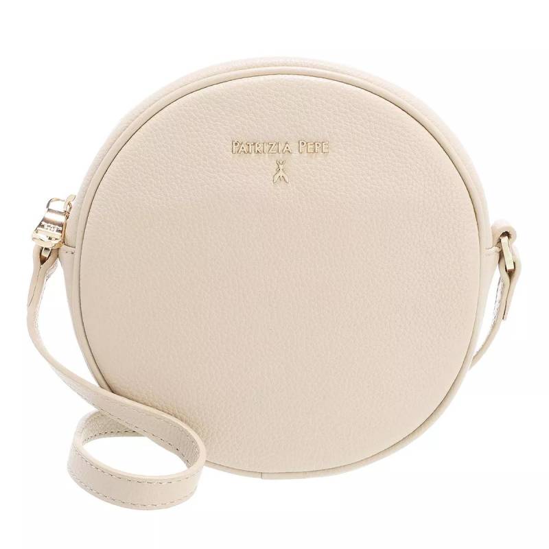 Patrizia Pepe Schultertasche - Pepe City Camera Bag Round - Gr. unisize - in Creme - für Damen von PATRIZIA PEPE