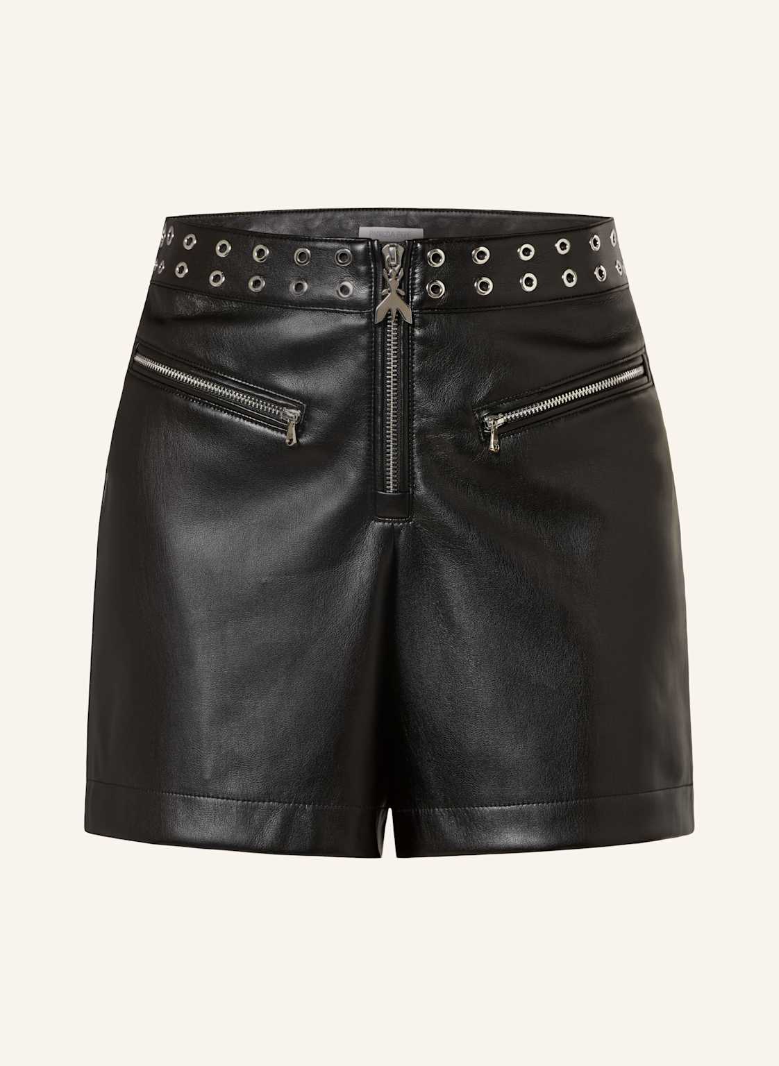 Patrizia Pepe Shorts In Lederoptik schwarz von PATRIZIA PEPE