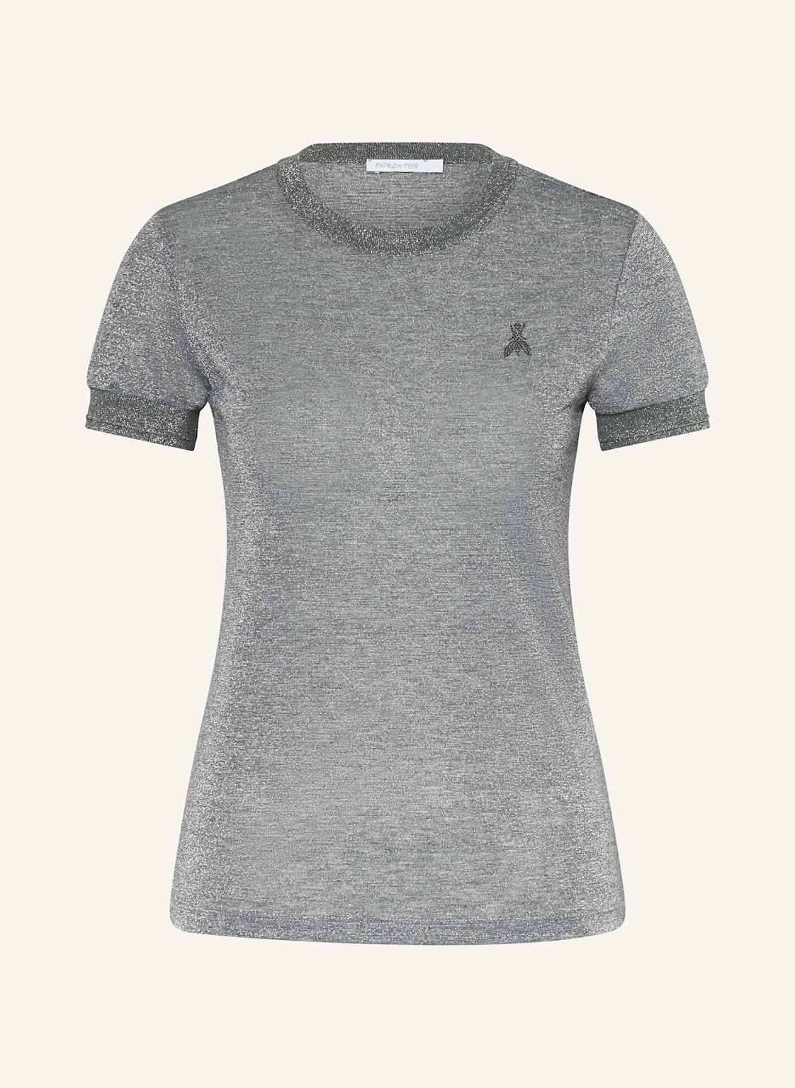 Patrizia Pepe Strickshirt Mit Glitzergarn grau Patrizia Pepe Strickshirt Mit Glitzergarn grau von PATRIZIA PEPE