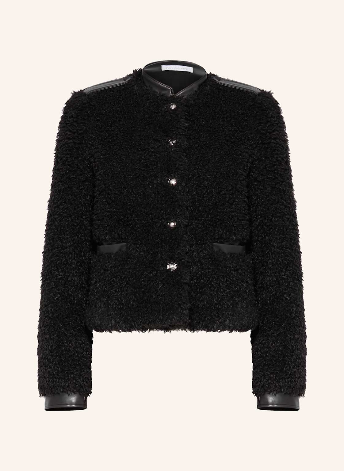 Patrizia Pepe Teddyfell-Jacke schwarz Patrizia Pepe Teddyfell-Jacke schwarz von PATRIZIA PEPE