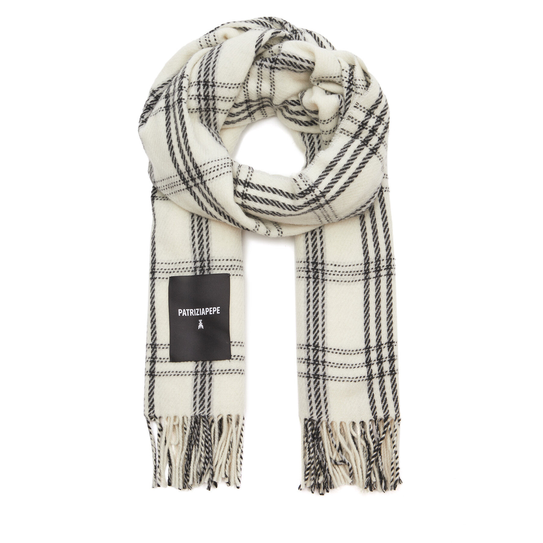 Schal Patrizia Pepe 8F0458/A9P1-W338 Weiß Schal Patrizia Pepe 8F0458/A9P1-W338 Weiß von PATRIZIA PEPE