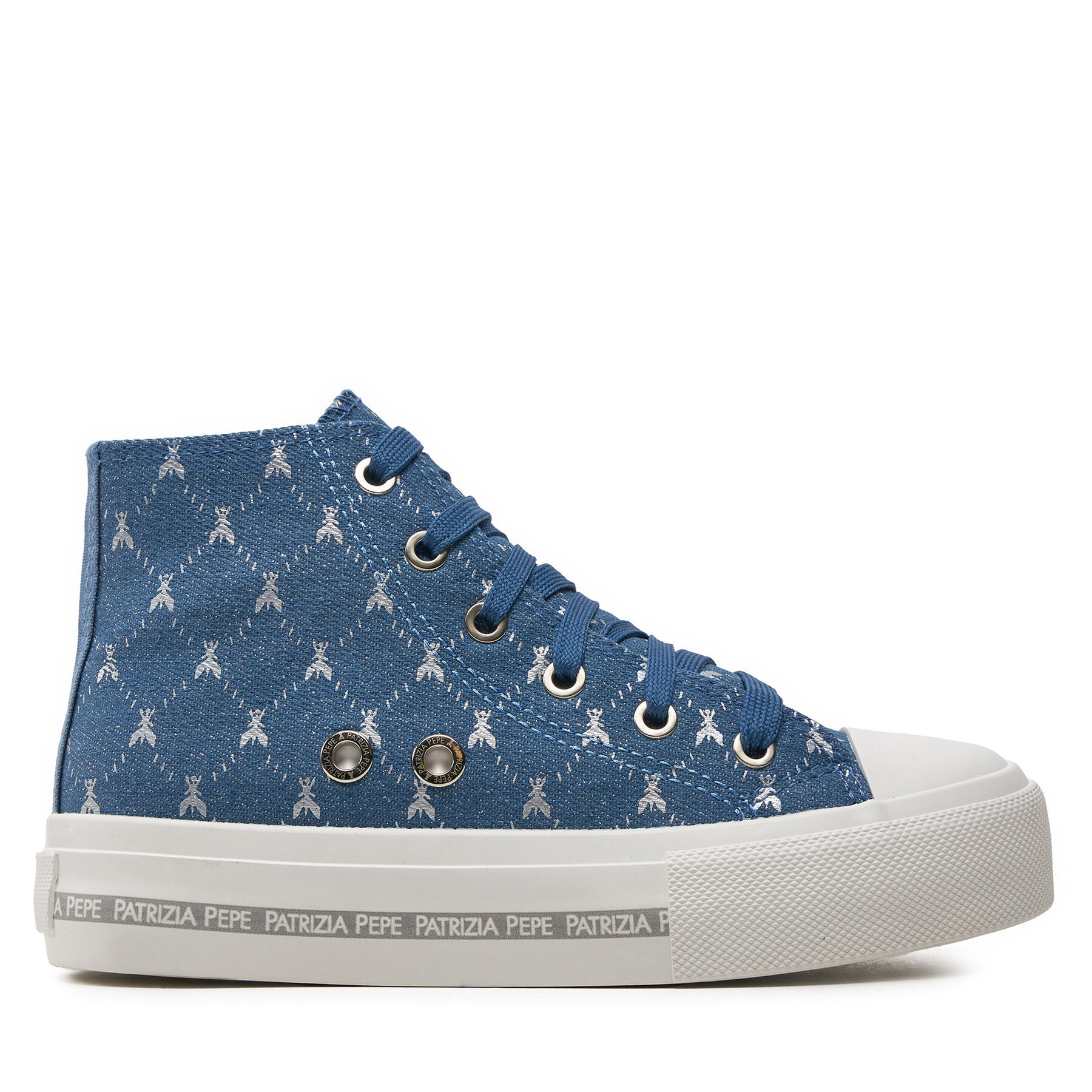 Sneakers aus Stoff Patrizia Pepe PJ257.07 S Blau Sneakers aus Stoff Patrizia Pepe PJ257.07 S Blau von PATRIZIA PEPE