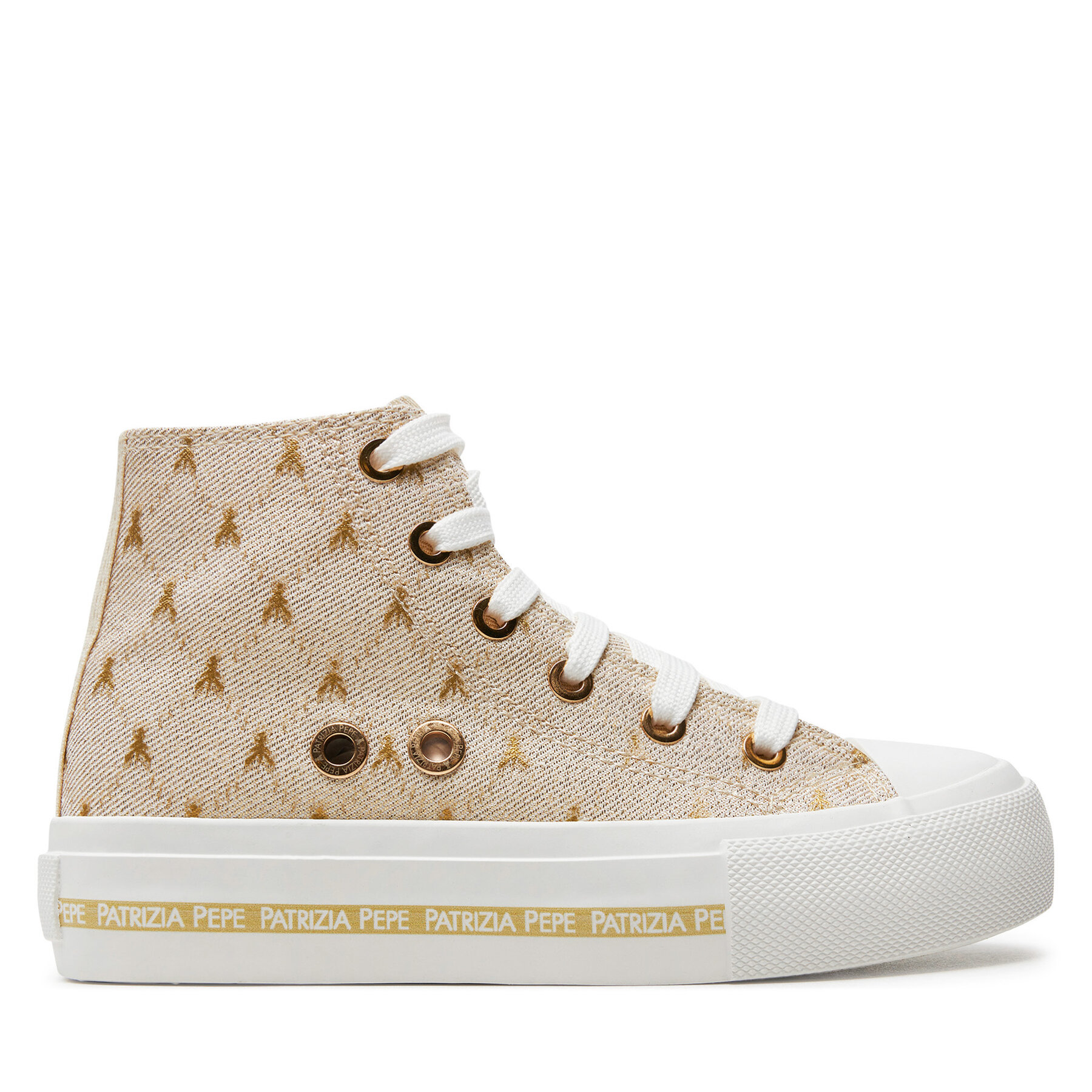 Sneakers aus Stoff Patrizia Pepe PJ257.27 M Beige Sneakers aus Stoff Patrizia Pepe PJ257.27 M Beige von PATRIZIA PEPE