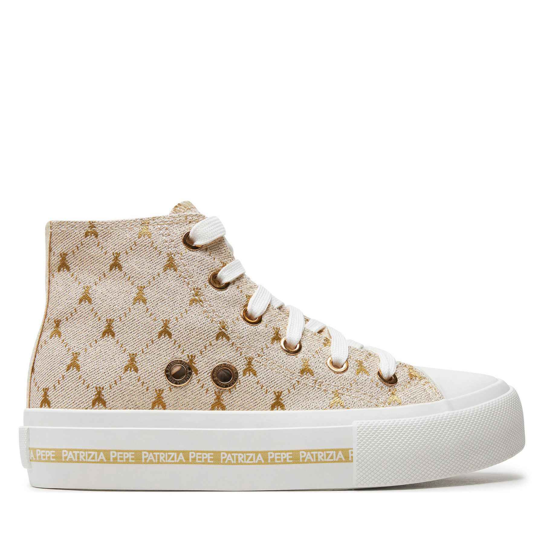 Sneakers aus Stoff Patrizia Pepe PJ257.27 S Beige Sneakers aus Stoff Patrizia Pepe PJ257.27 S Beige von PATRIZIA PEPE