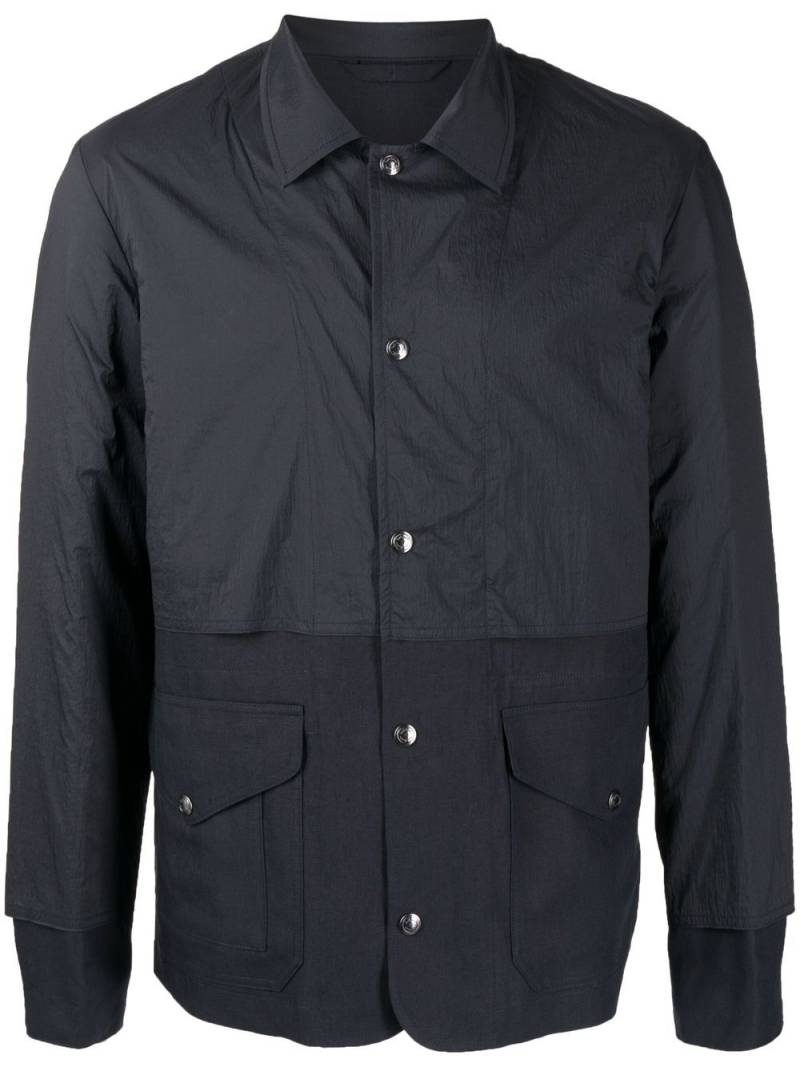 Paul Smith hybrid linen shirt jacket - Blue von Paul Smith