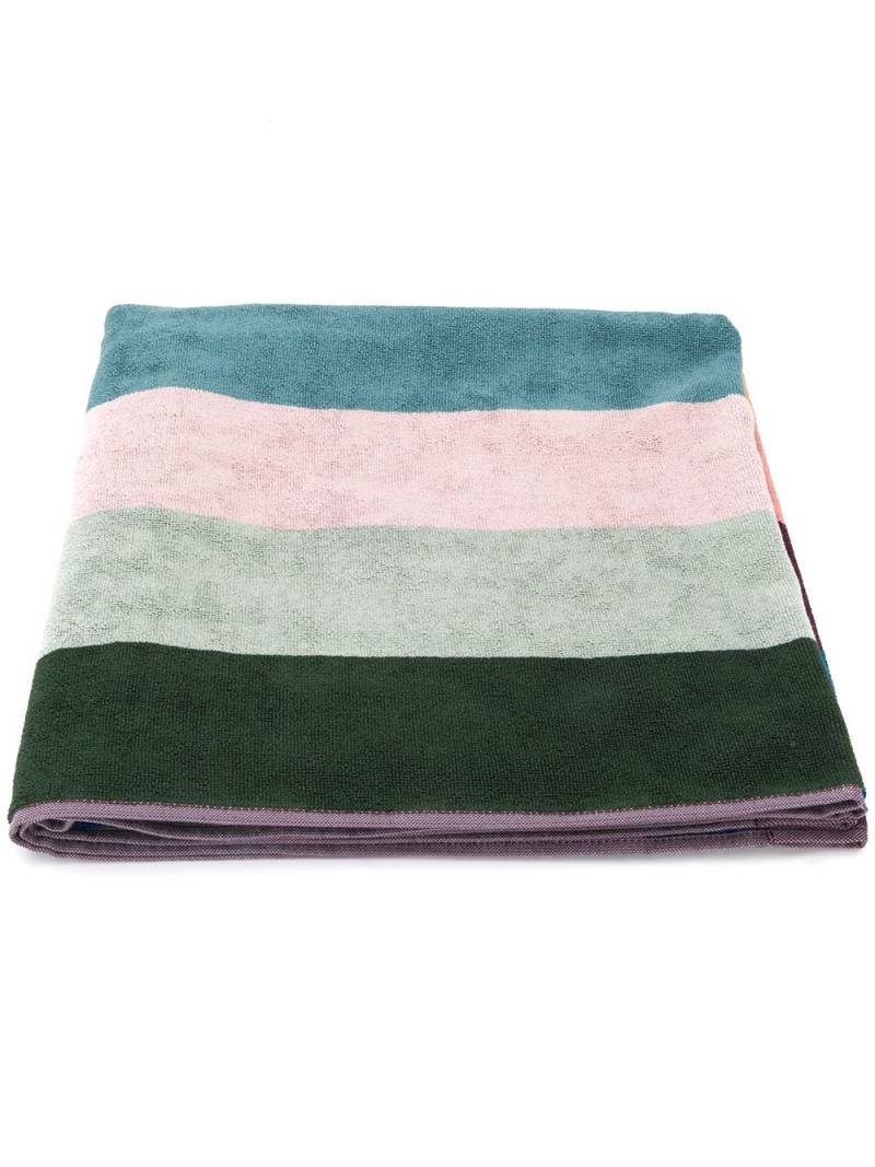 Paul Smith striped beach towel - Green von Paul Smith