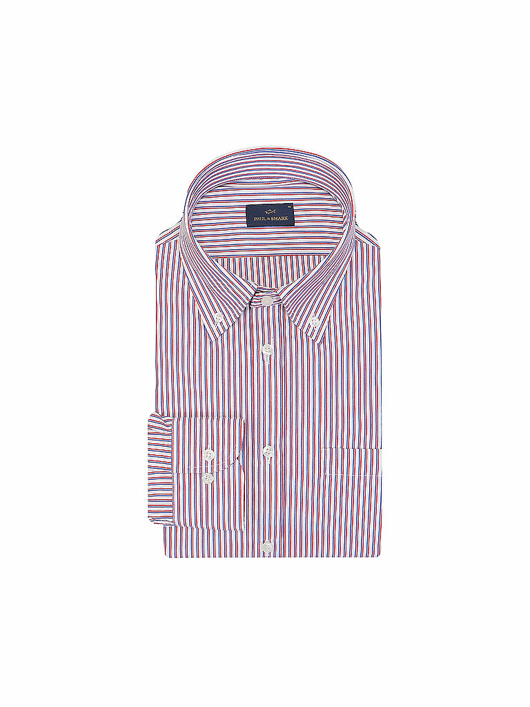 PAUL & SHARK Hemd Regular Fit  rot | 40 von PAUL & SHARK