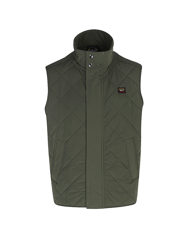 PAUL & SHARK Steppgilet olive | 4XL von PAUL & SHARK