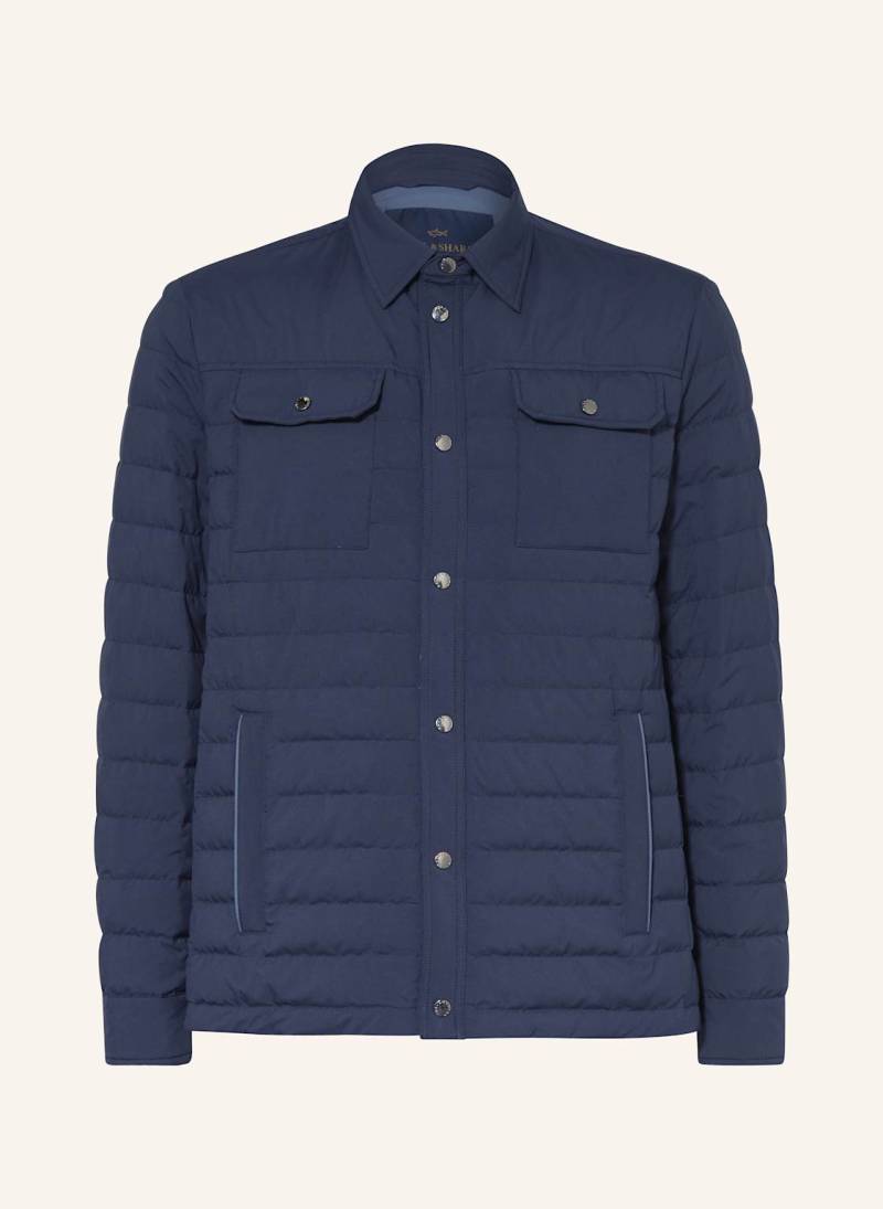 Paul & Shark Lightweight-Daunenjacke blau von PAUL & SHARK