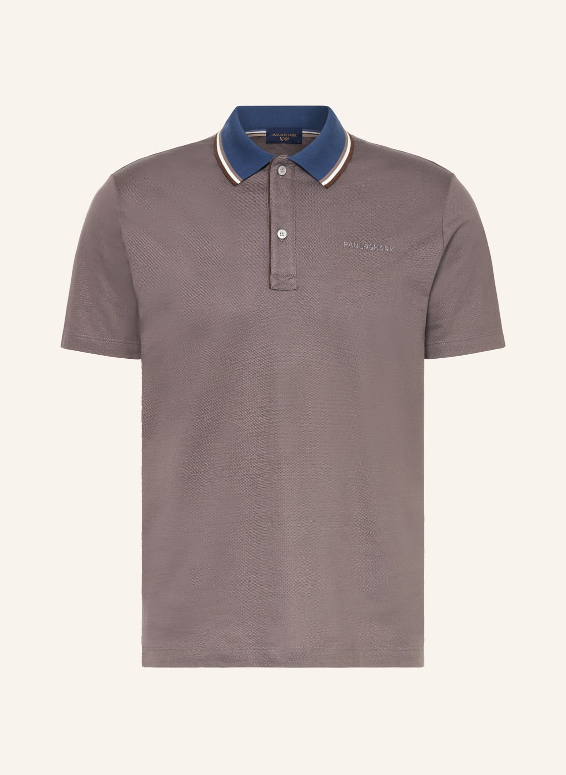 Paul & Shark Piqué-Poloshirt beige von PAUL & SHARK