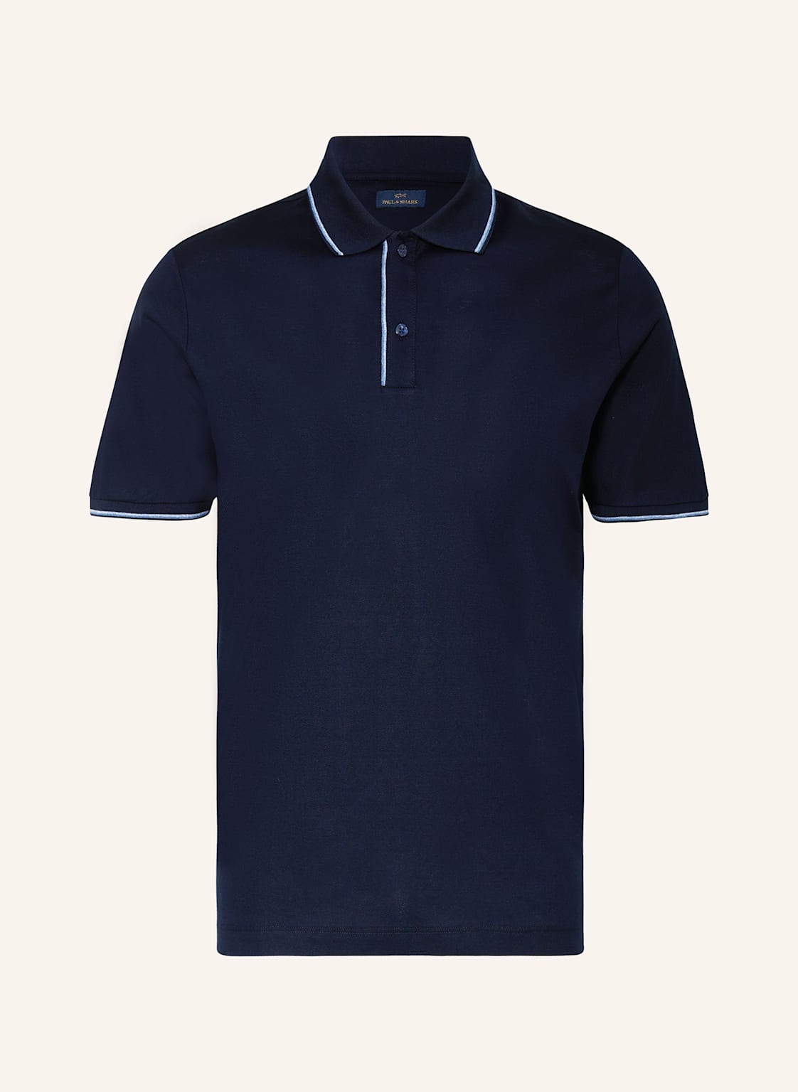 Paul & Shark Piqué-Poloshirt blau von PAUL & SHARK