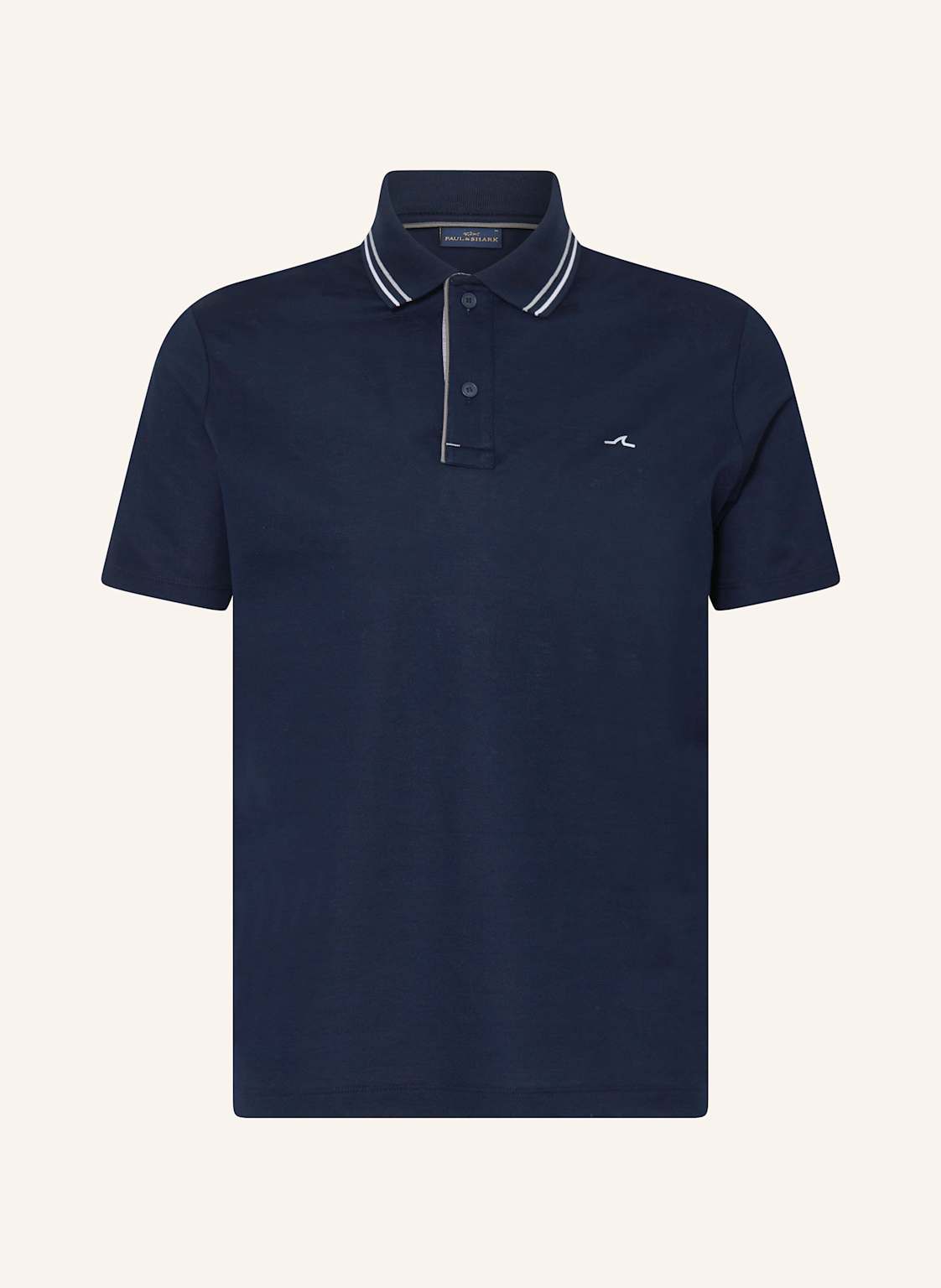 Paul & Shark Piqué-Poloshirt blau von PAUL & SHARK