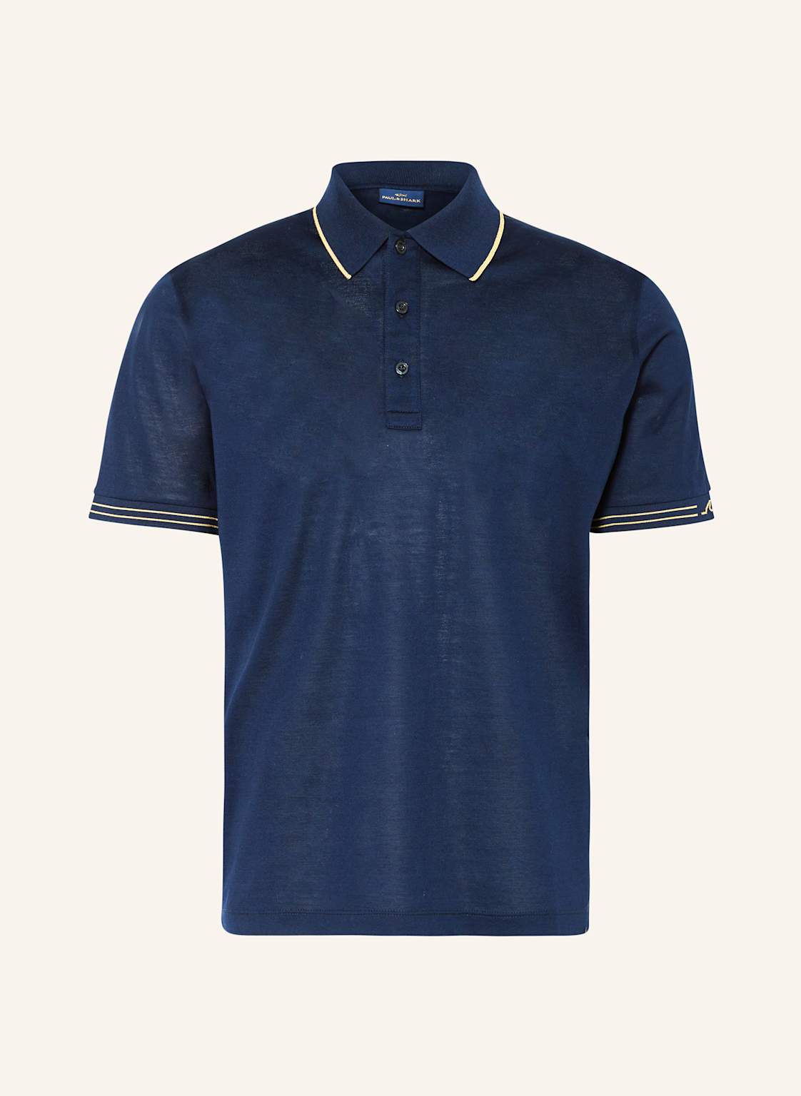 Paul & Shark Piqué-Poloshirt blau von PAUL & SHARK