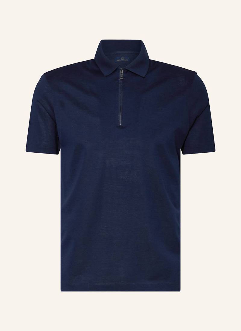 Paul & Shark Piqué-Poloshirt blau von PAUL & SHARK