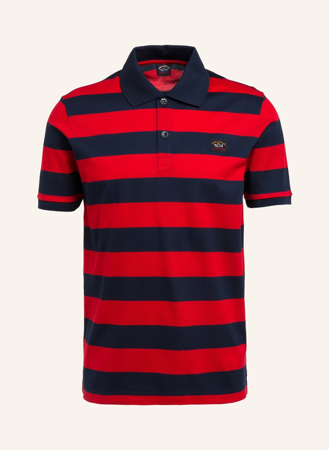 Paul & Shark Piqué-Poloshirt rot von PAUL & SHARK