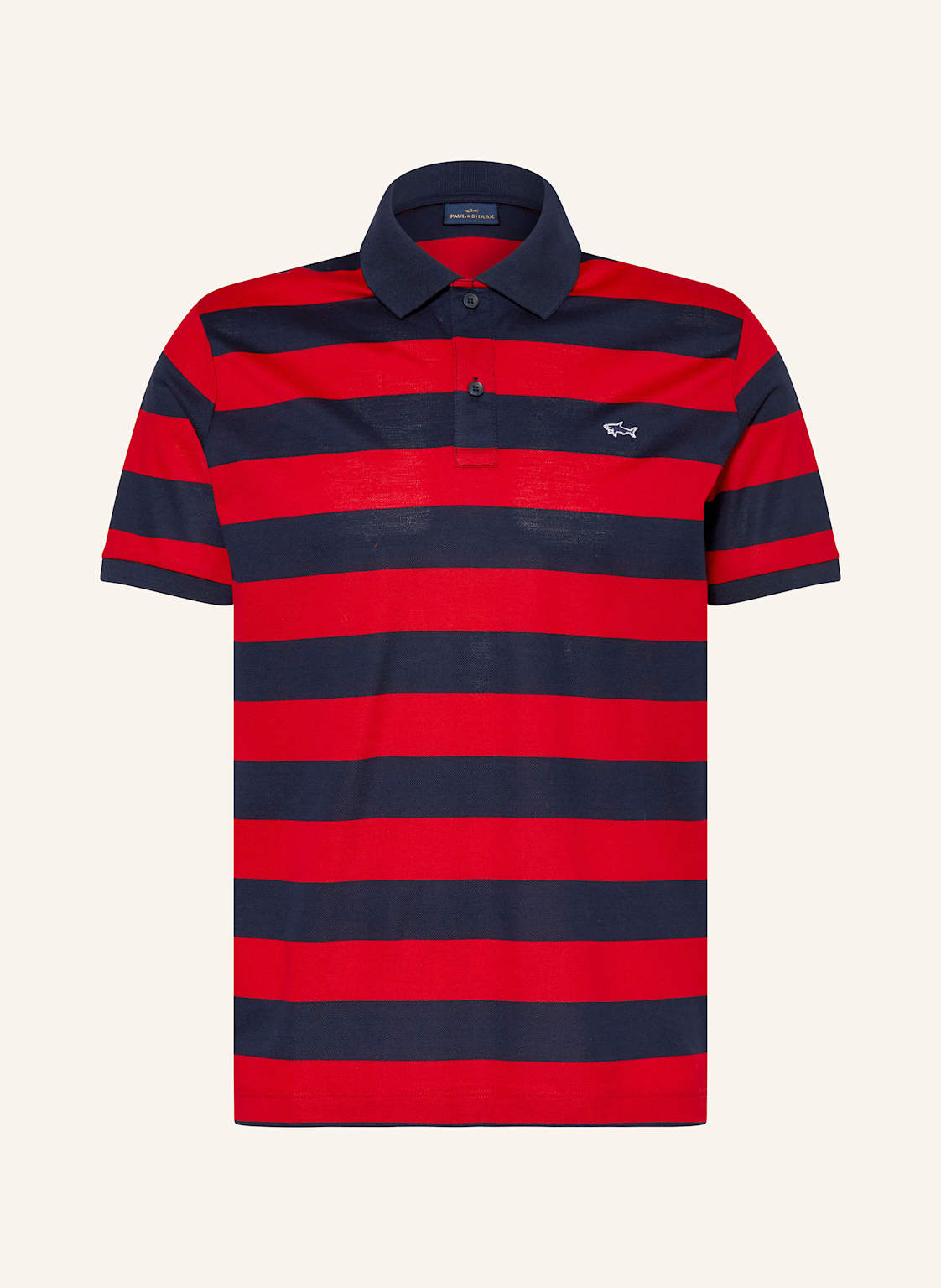 Paul & Shark Piqué-Poloshirt rot von PAUL & SHARK