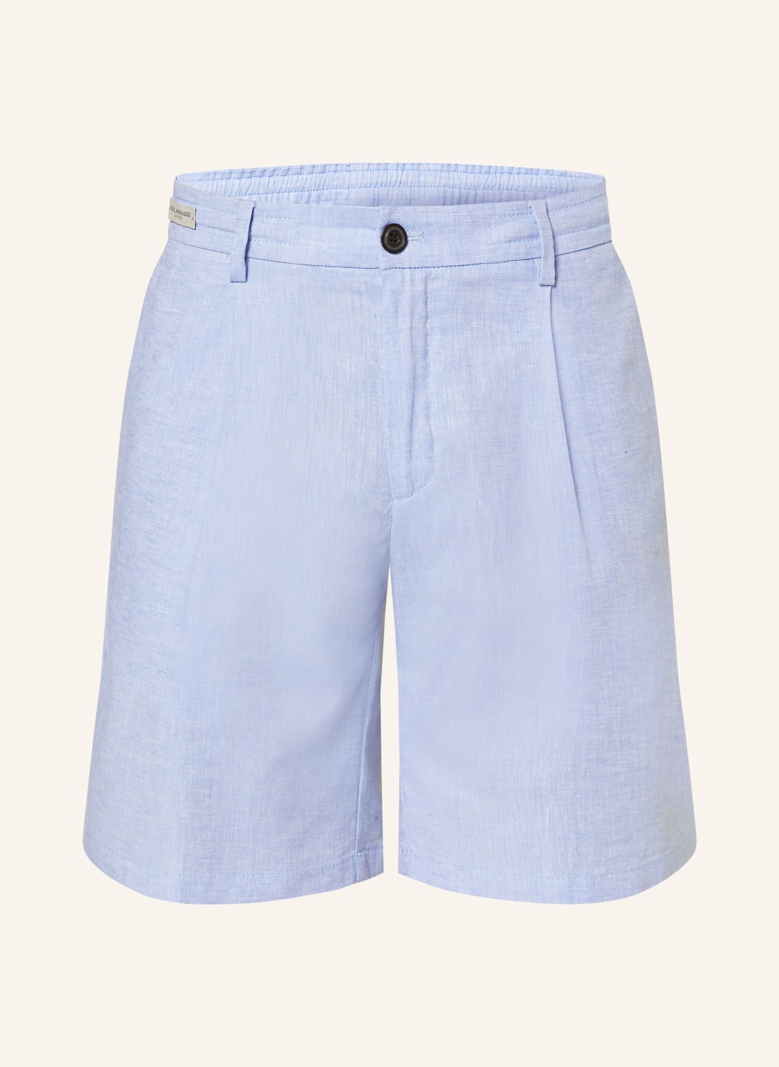 Paul & Shark Shorts Mit Leinen blau von PAUL & SHARK