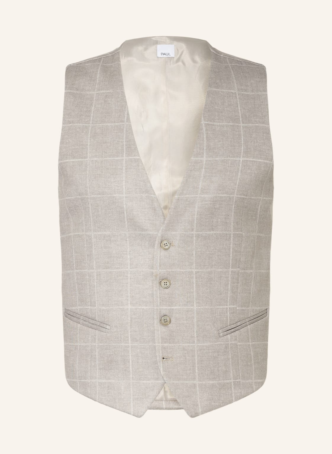 Paul Anzugweste Extra Slim Fit beige Paul Anzugweste Extra Slim Fit beige von PAUL