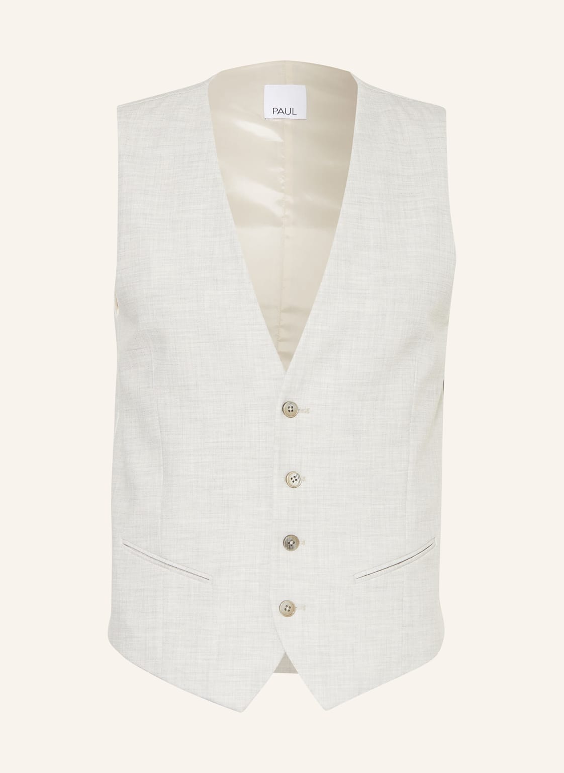 Paul Anzugweste Extra Slim Fit beige Paul Anzugweste Extra Slim Fit beige von PAUL