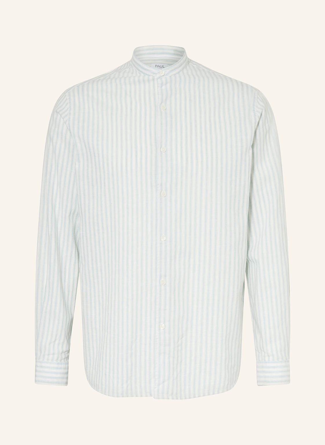 Paul Hemd Comfort Fit Mit Stehkragen Und Leinen gruen Paul Hemd Comfort Fit Mit Stehkragen Und Leinen gruen von PAUL