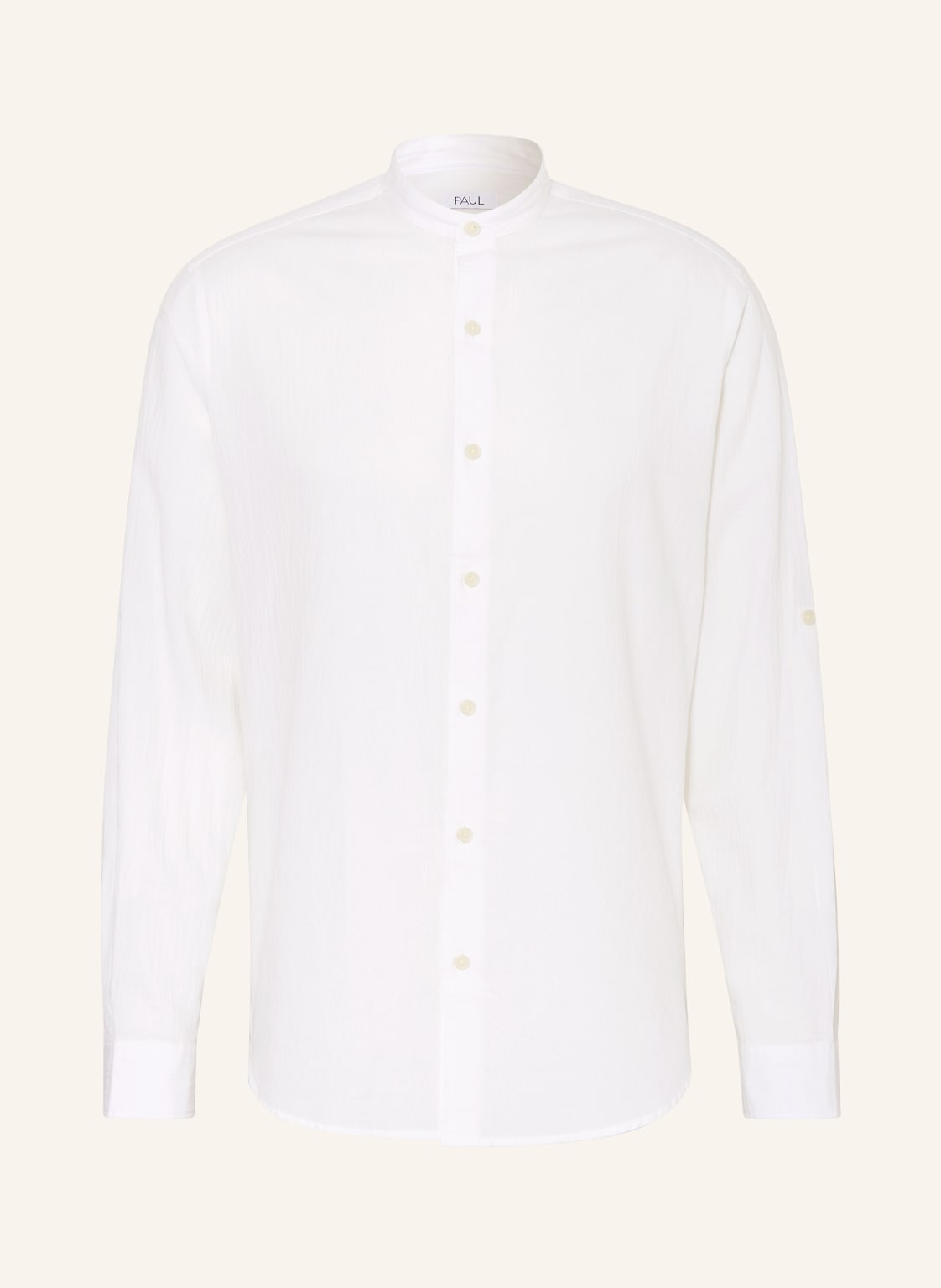 Paul Hemd Slim Fit Mit Stehkragen weiss Paul Hemd Slim Fit Mit Stehkragen weiss von PAUL
