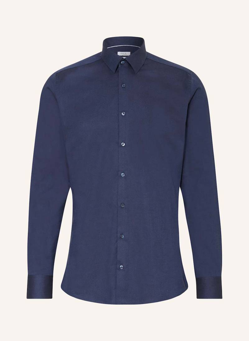 Paul Hemd Slim Fit blau von PAUL