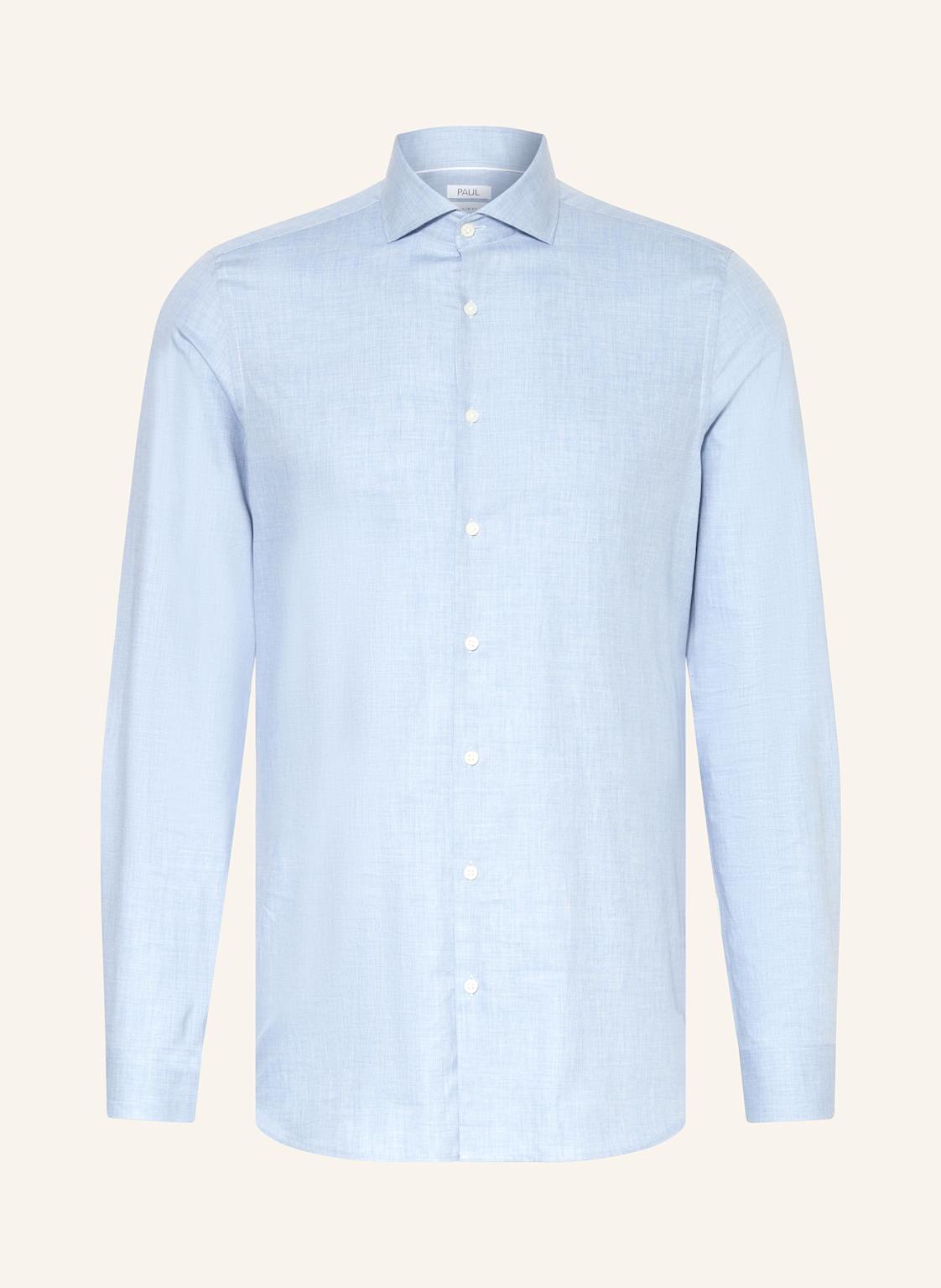 Paul Hemd Slim Fit blau von PAUL