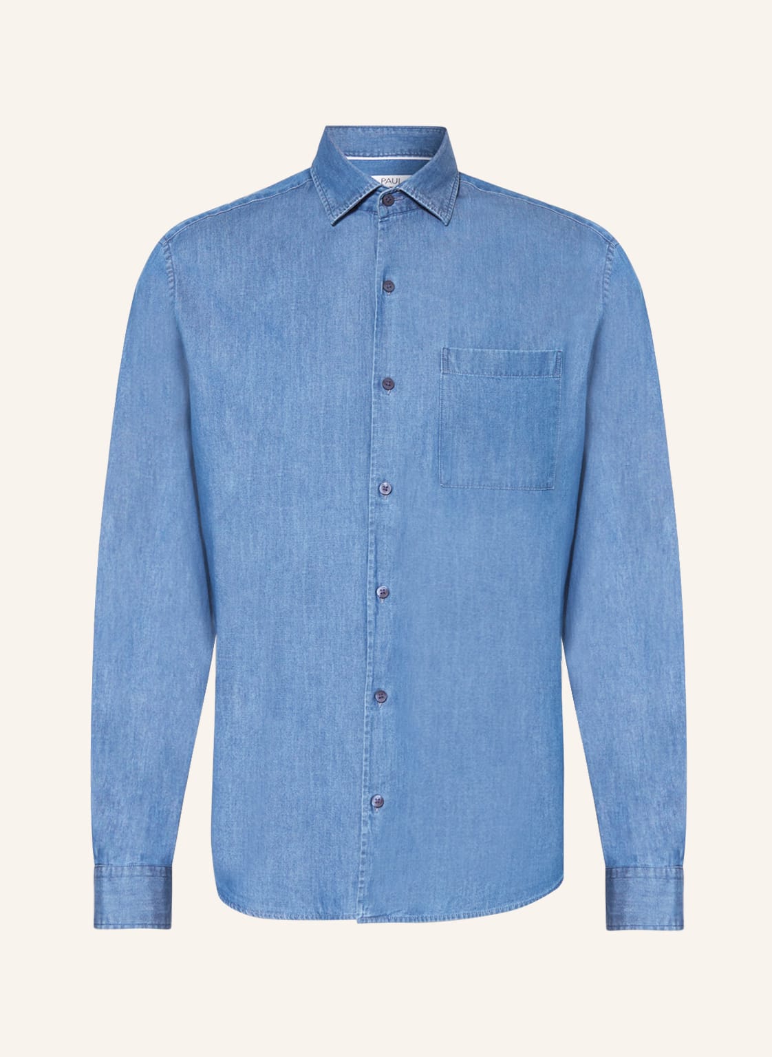 Paul Jeanshemd Regular Fit blau von PAUL