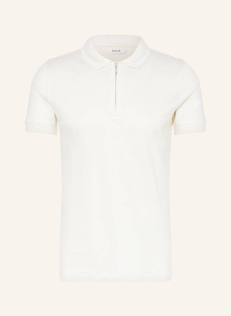 Paul Jersey-Poloshirt weiss von PAUL