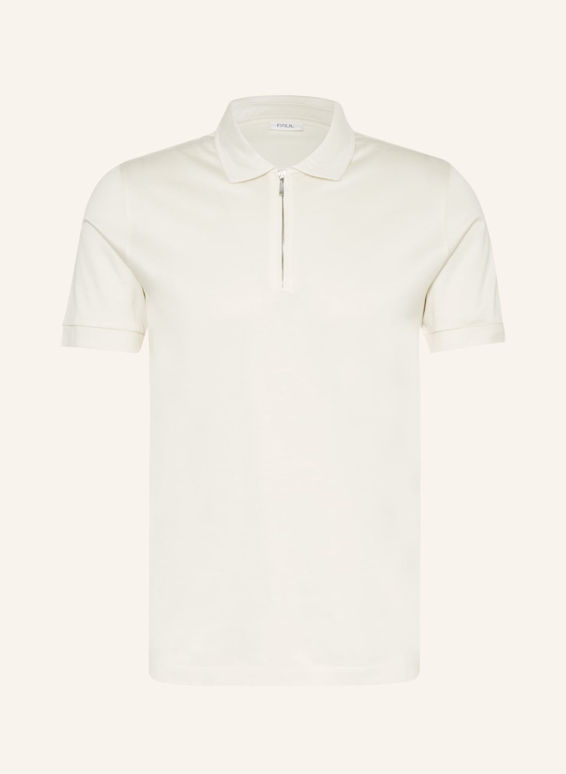 Paul Jersey-Poloshirt weiss von PAUL