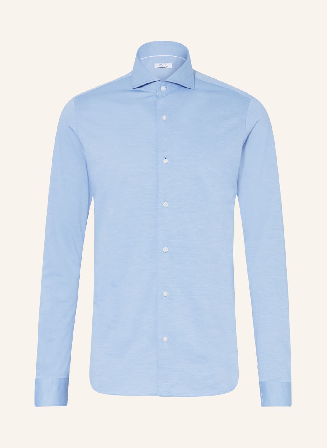 Paul Jerseyhemd Slim Fit blau von PAUL