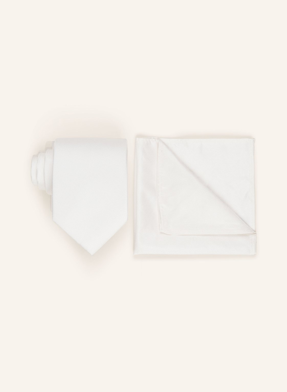 Paul Set: Krawatte Und Einstecktuch weiss Paul Set: Krawatte Und Einstecktuch weiss von PAUL