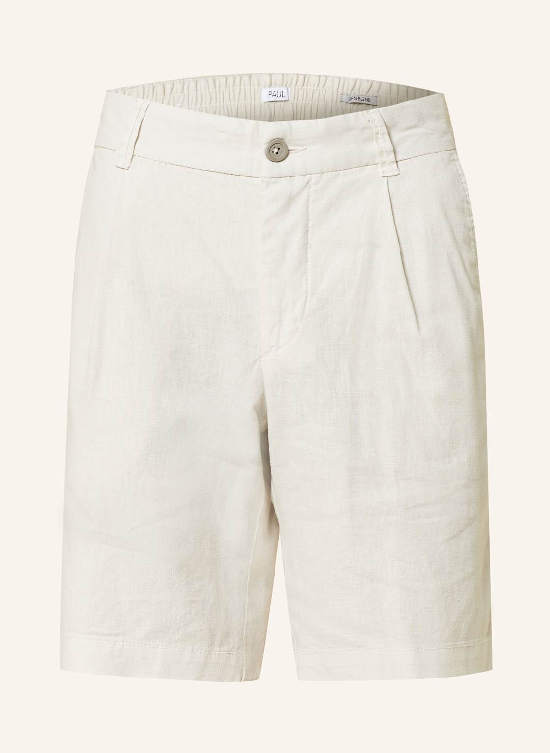 Paul Shorts Comfort Fit Mit Leinen grau von PAUL