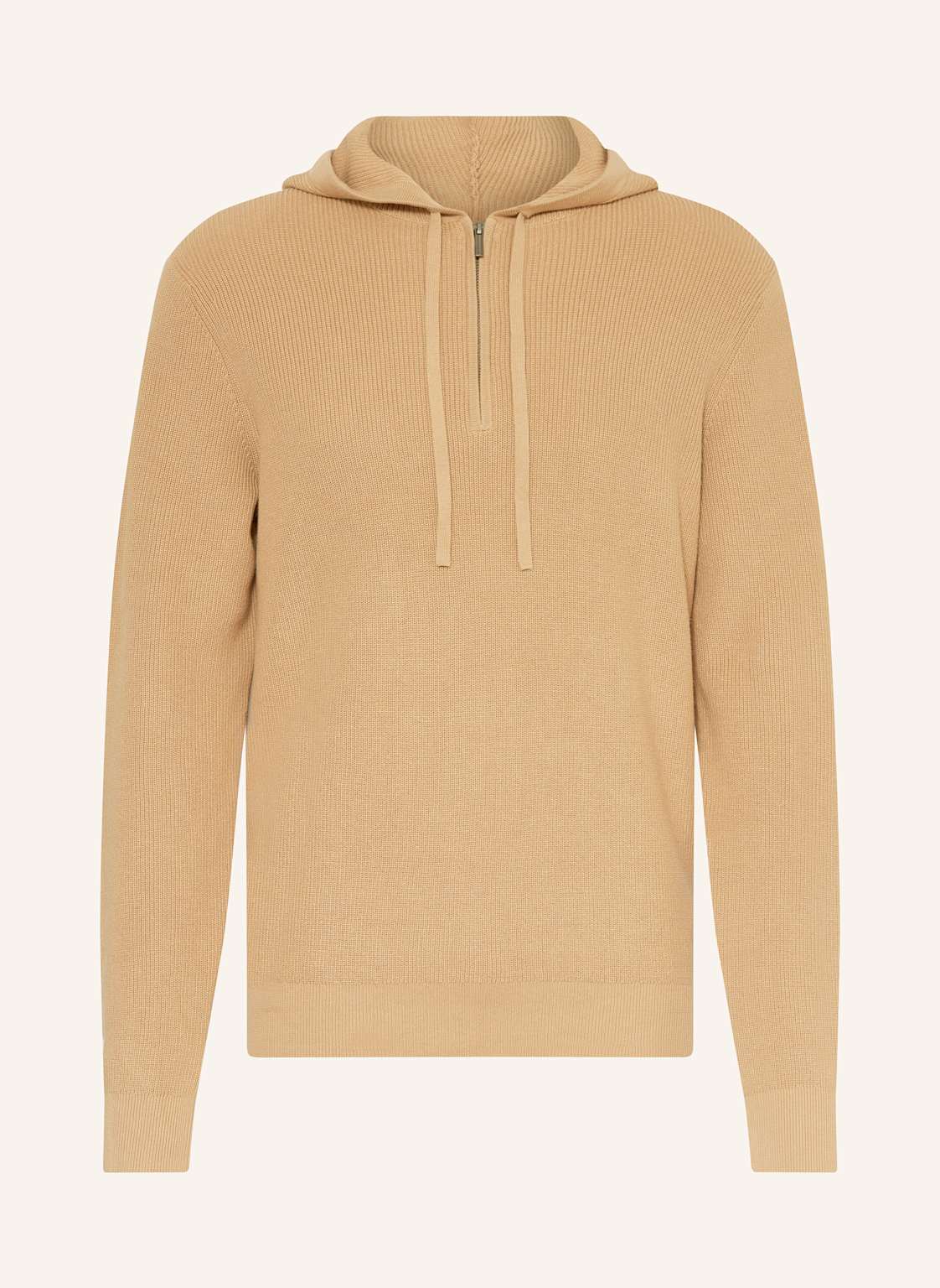 Paul Strick-Hoodie beige von PAUL