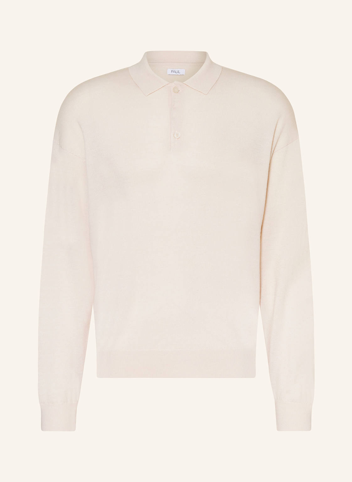 Paul Strick-Poloshirt Aus Merinowolle weiss Paul Strick-Poloshirt Aus Merinowolle weiss von PAUL
