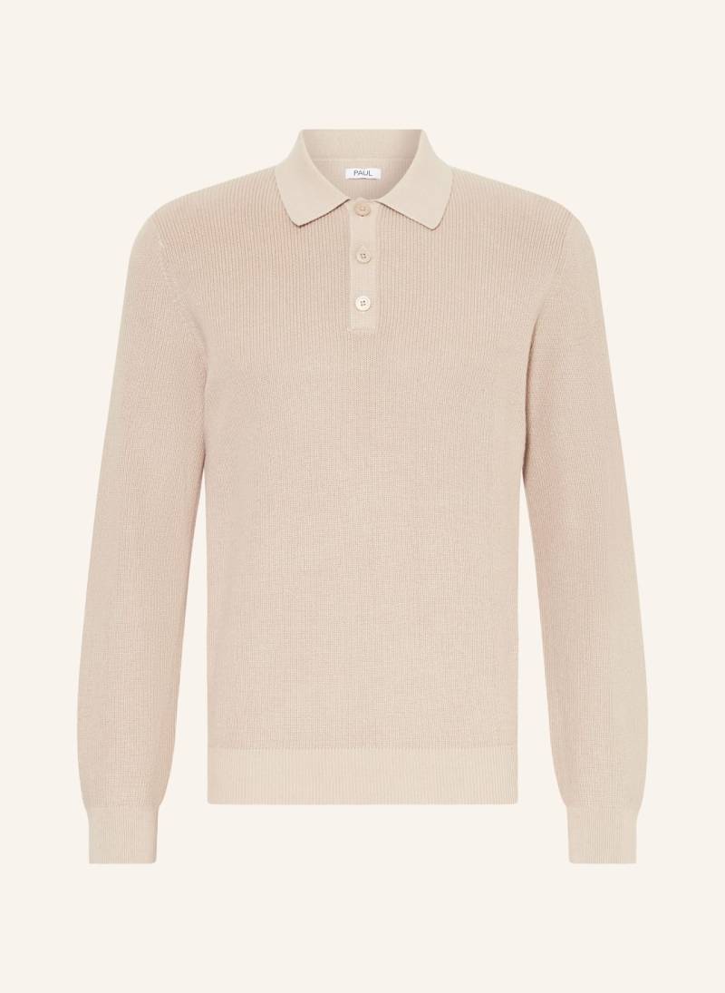 Paul Strick-Poloshirt beige von PAUL