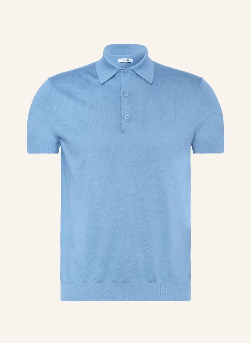 Paul Strick-Poloshirt blau von PAUL