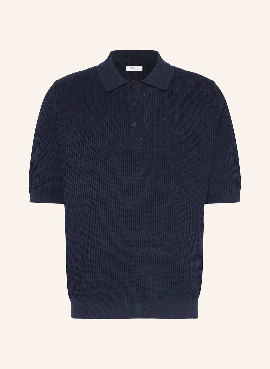 Paul Strick-Poloshirt blau Paul Strick-Poloshirt blau von PAUL