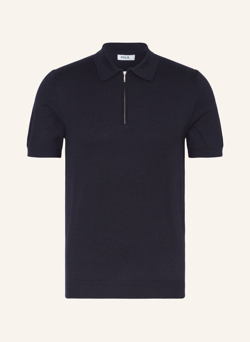 Paul Strick-Poloshirt blau von PAUL